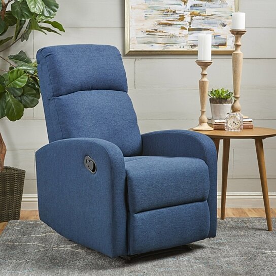 Giovanni Class Gliding Fabric Recliner